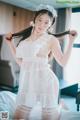 DJAWA Photo - Pia (피아): "Sheer Chiffon Apron" (66 photos) P3 No.4b606e