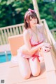 [霜月shimo] Megumi Kato 加藤恵 Swimsuit Version P16 No.93e56d